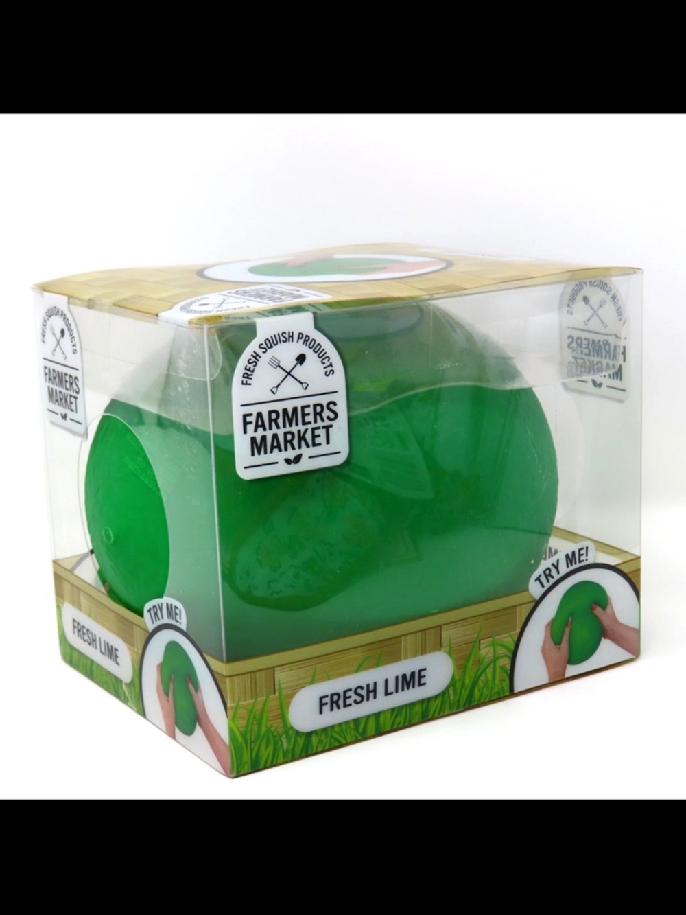 Sunny Days Farmers Market Fresh Lime Squishy Toy - Green